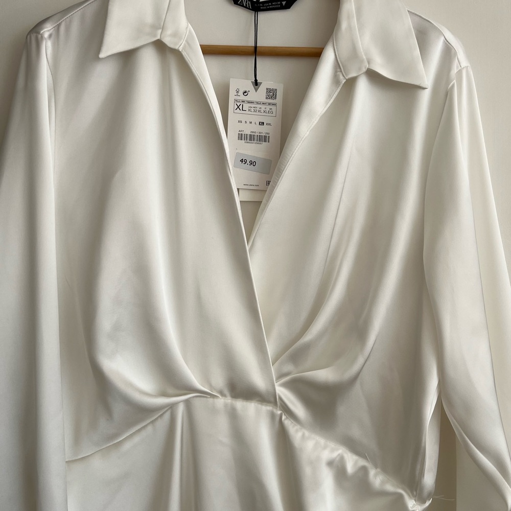 Zara white dress